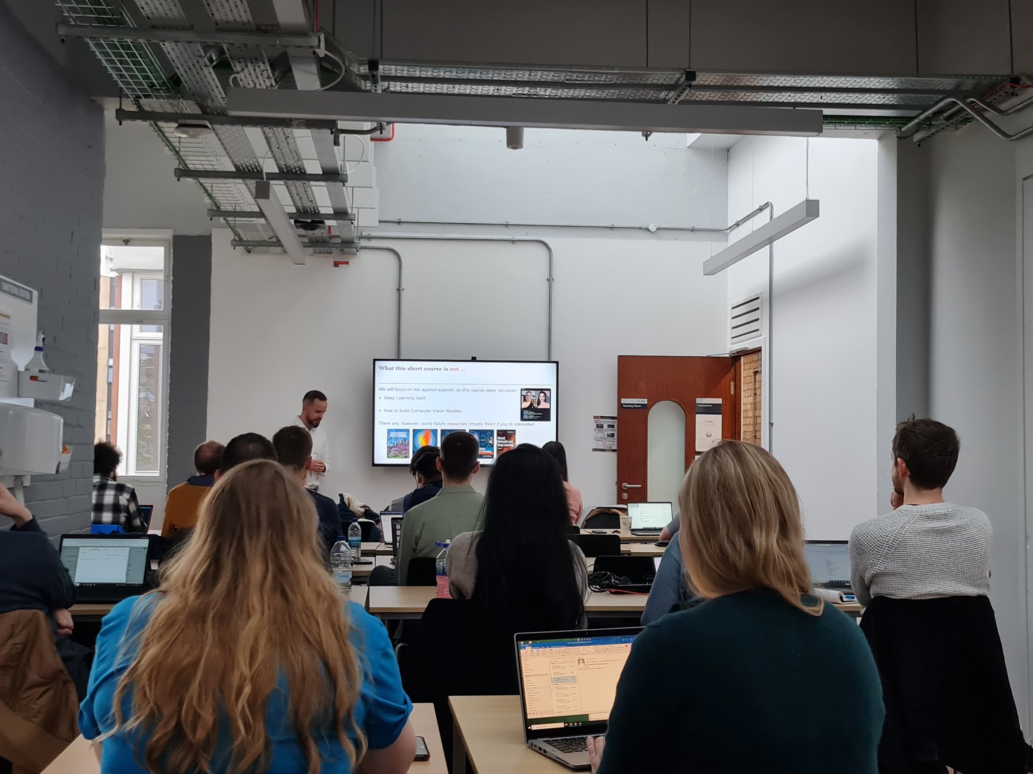 Clint Claessen teaching a workshop at the COMPTEXT 2023 conference